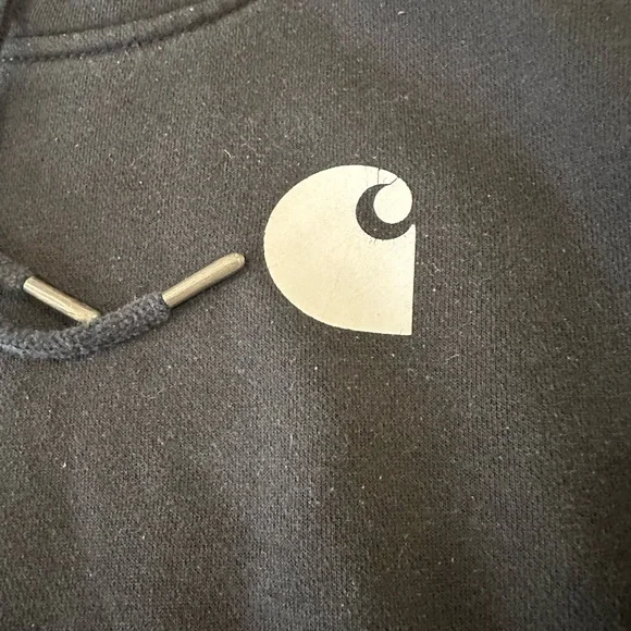 Carhartt women’s Black Logo Hoodie - Picture 4 of 13